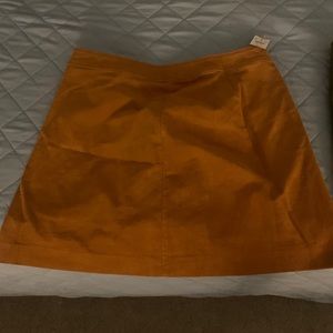 J. Crew a-line Corduroy mini skirt NWT